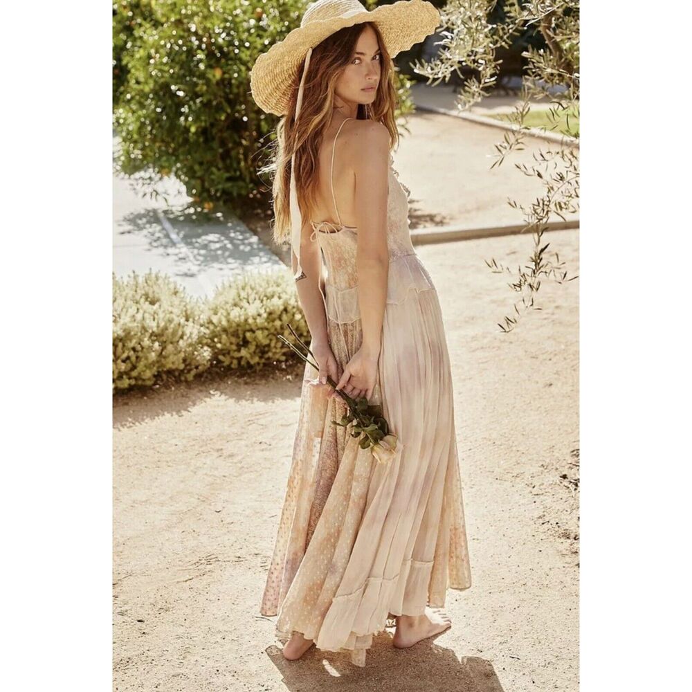 NEw Free People Washed Ashore Maxi Dress Size Small - Picture 2 of 10